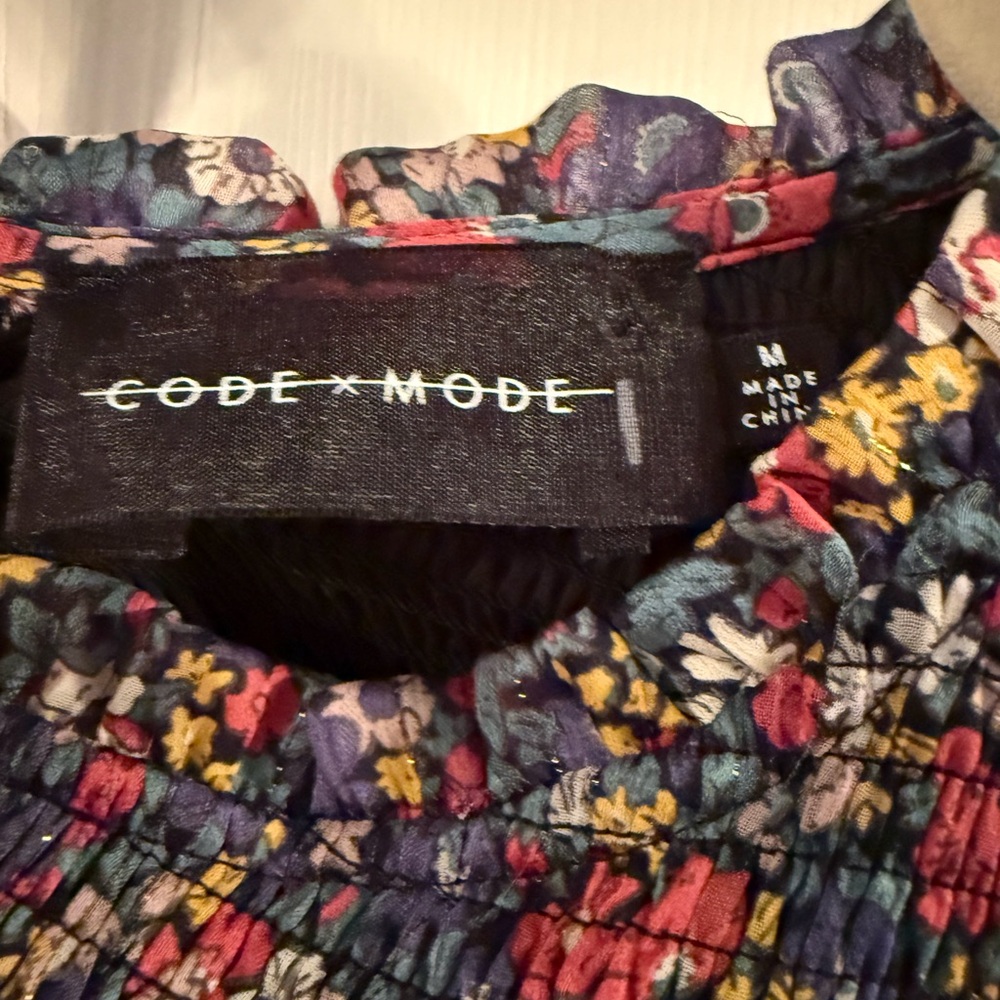 Code Mode Multicolor Floral Dress - Picture 2 of 7